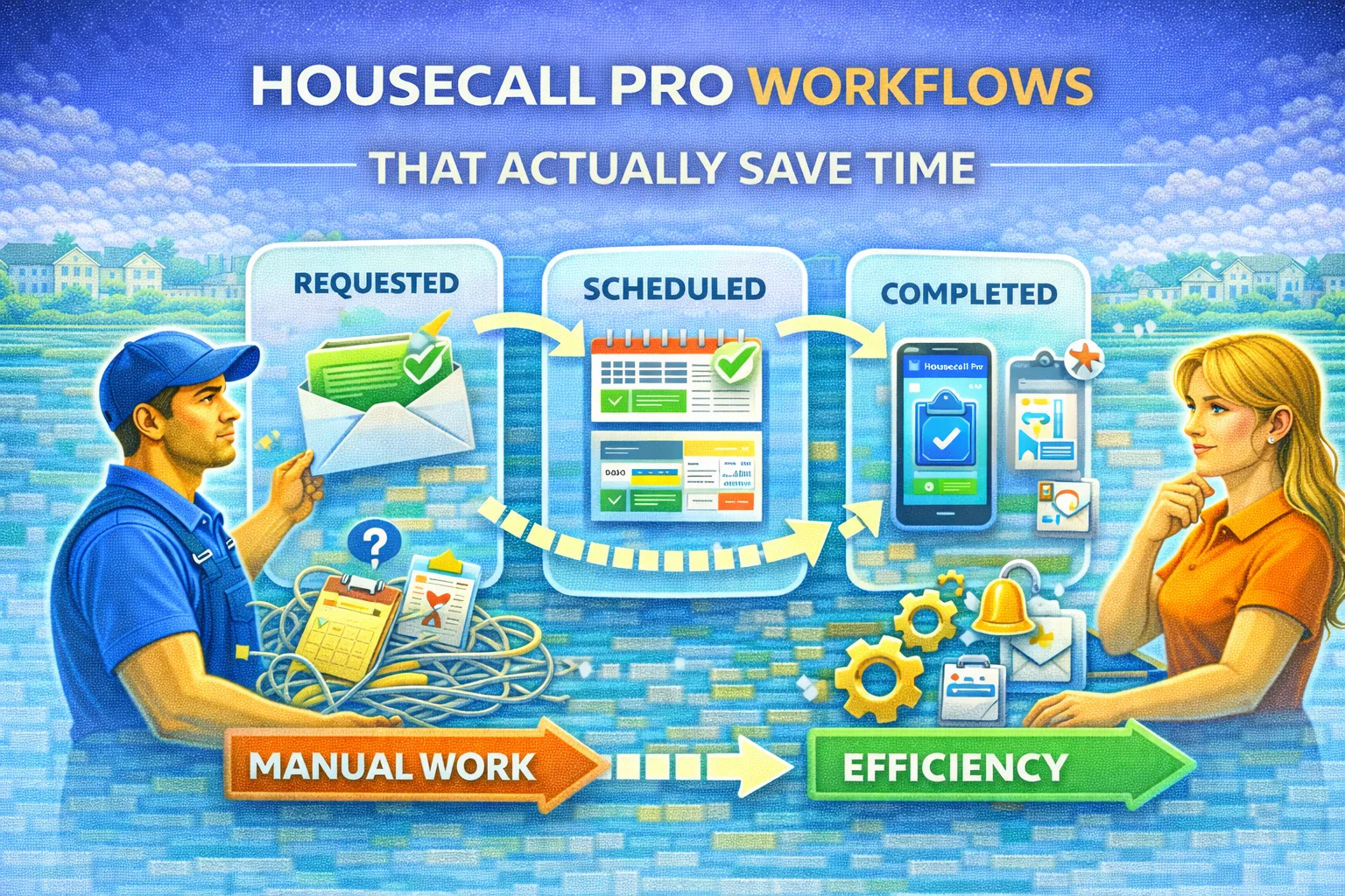 Housecall Pro Workflows That Actually Save Time